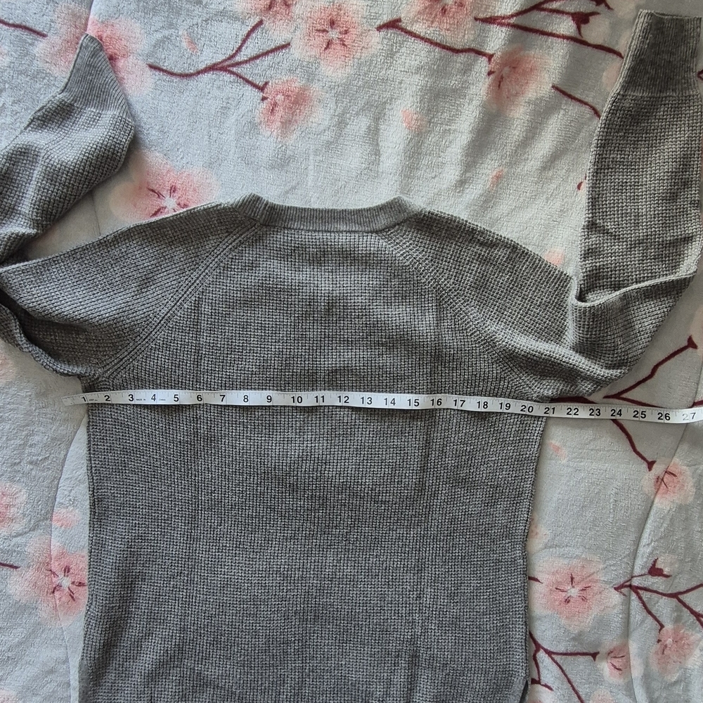 Madewell Gray Women's Crew Neck Sweater - Picture 4 of 5